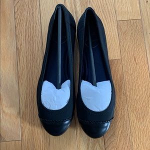 Jack Rogers Bree Stretch Black Ballet Flat - NIB